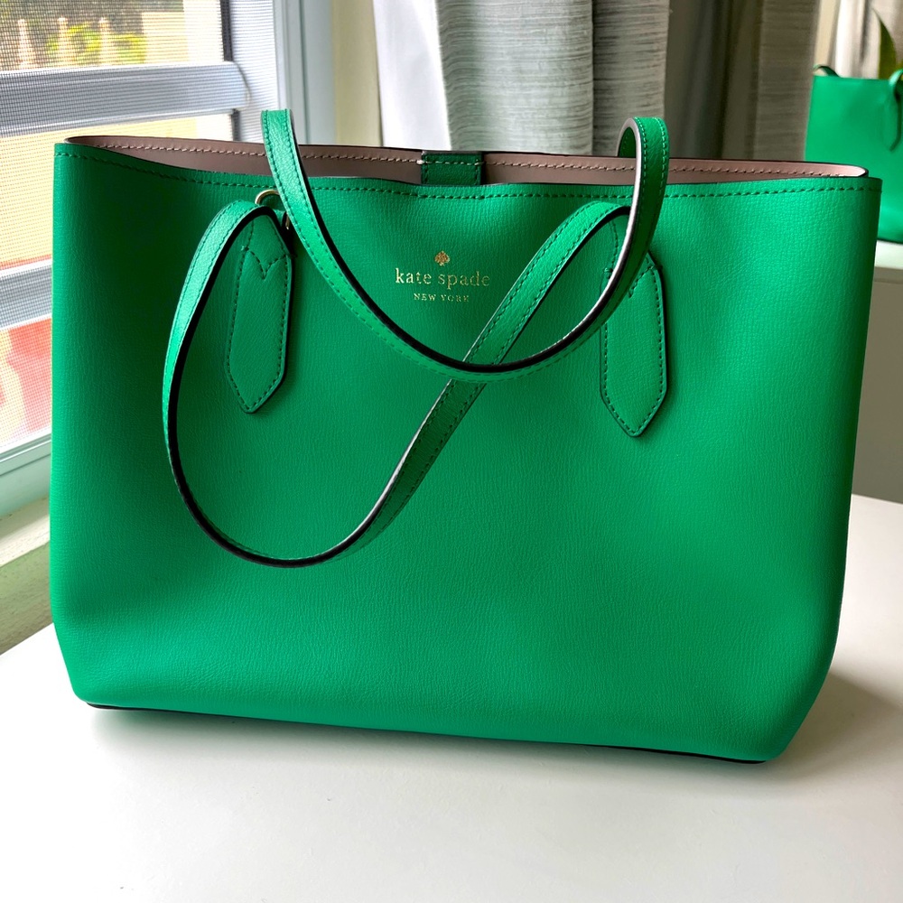Green Kate Spade Tote Bag